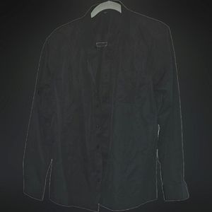 Men dress shirt black 42